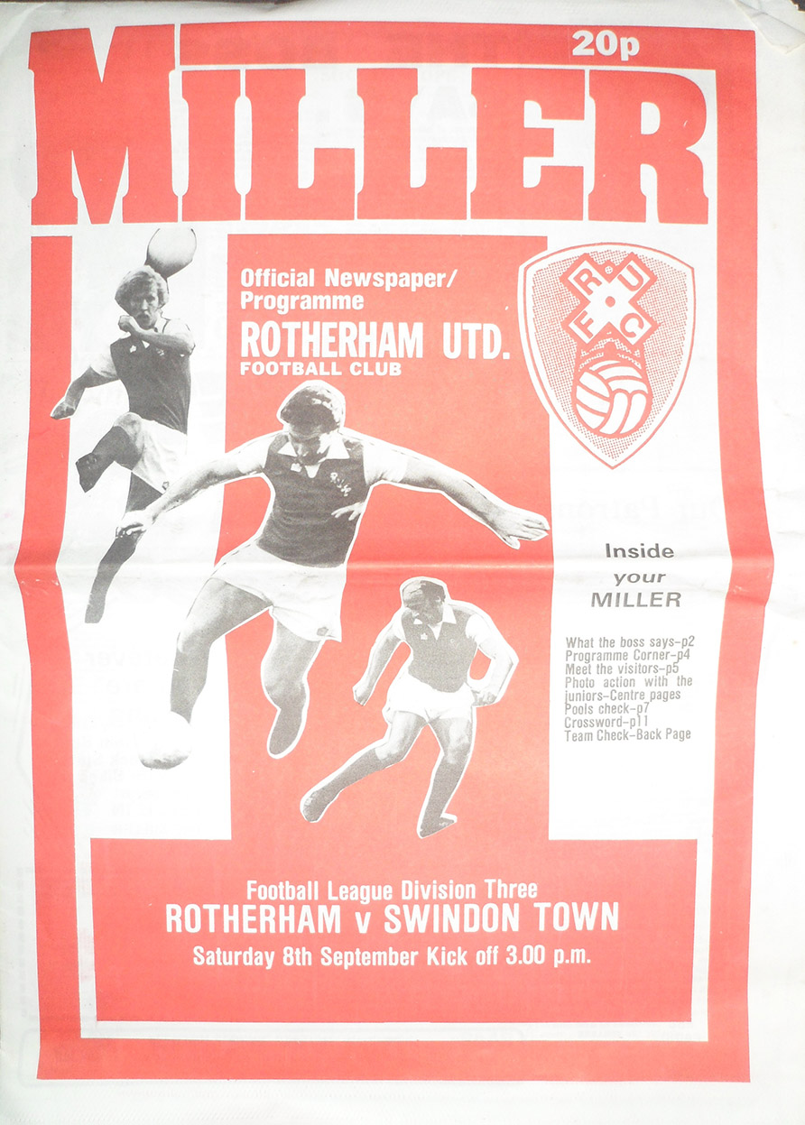 <b>Saturday, September 8, 1979</b><br />vs. Rotherham United (Away)